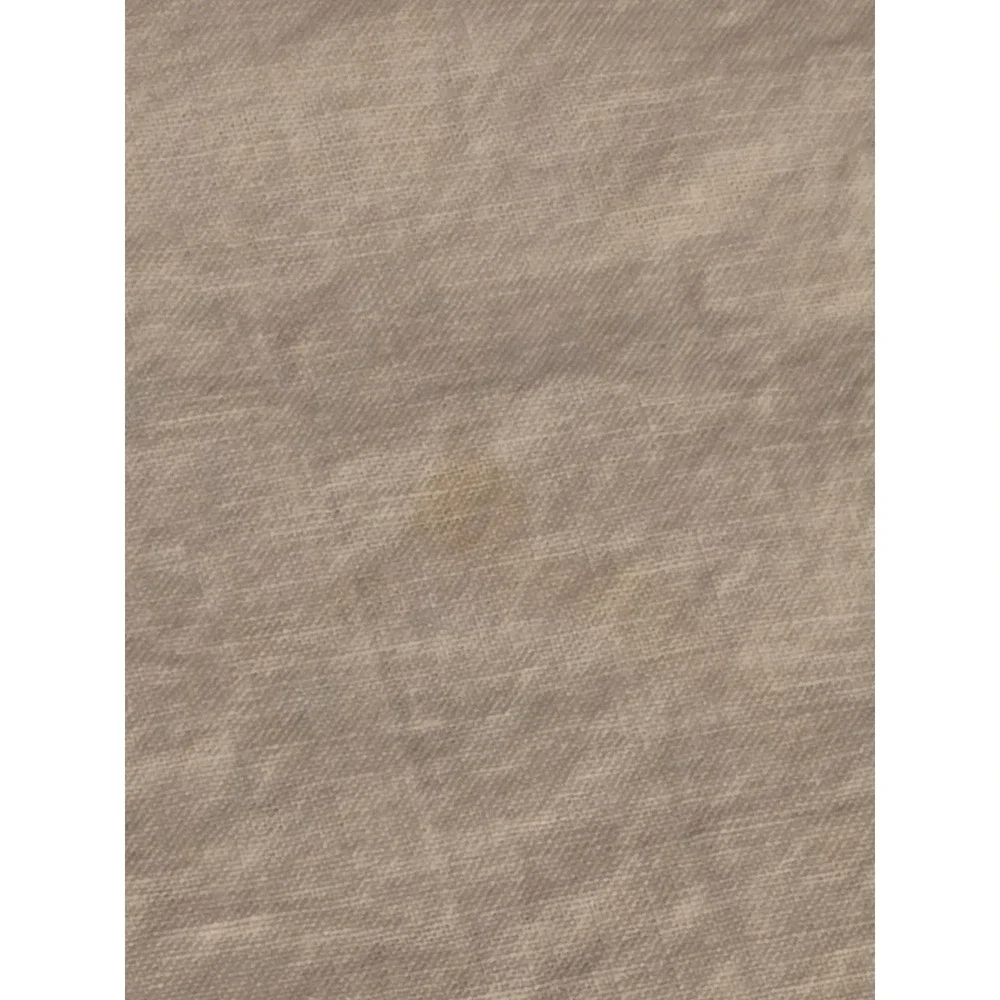 Vintage‎ Hand Embroidered Floral Table Runner Scalloped Edge White 38x12